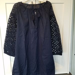 NWT J. Crew Tunic Navy Small